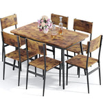 6 seater Versatile Extendable Dining Set: Space-Saving Design for Stylish Gatherings