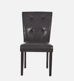 Marble 6 Seater Dining Set in Black Colour