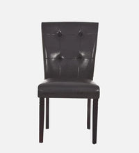Marble 6 Seater Dining Set in Black Colour