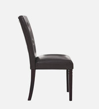 Marble 6 Seater Dining Set in Black Colour