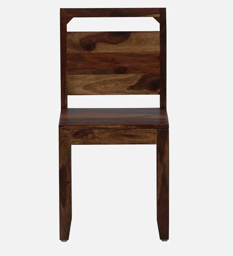 Sheesham Wood 4 Seater Dining Set In Scratch Resistant Provincial Teak Finish