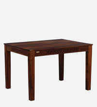 Sheesham Wood 4 Seater Dining Set in Scratch Resistant Honey Oak Finish