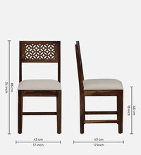 Parnika Sheesham Wood 6 Seater Dining Set In Provincial Teak Finish,