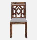 Sheesham Wood 6 Seater Dining Set In Rustic Teak Finish