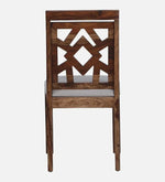 Sheesham Wood 6 Seater Dining Set In Rustic Teak Finish
