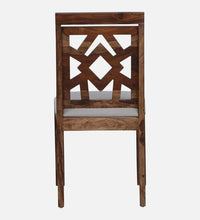 Sheesham Wood 6 Seater Dining Set In Rustic Teak Finish