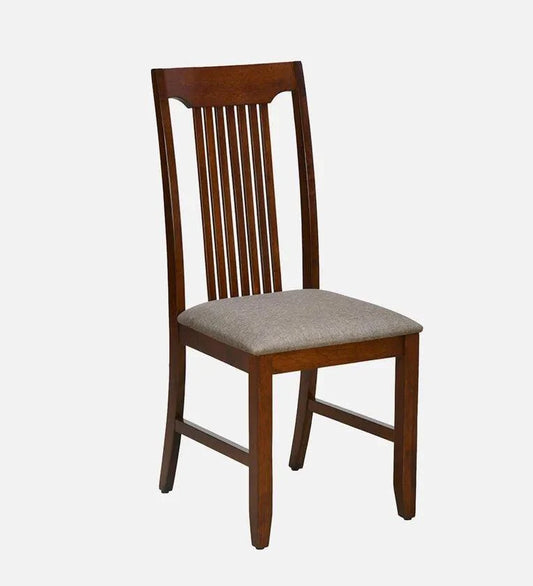 Solid Wood 6 Seater Dining Set In Brown Finish With Bench
