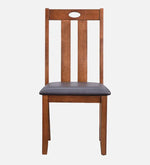 Solid Wood 4 Seater Dining Set In Brown Colour