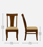 Sheesham Wood 6 Seater Dining Set In Provincial Teak Finish With Bench
