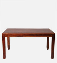 Sheesham Wood 6 Seater Dining Set In Scratch Resistant Honey Oak Finish