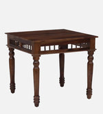 Sheesham Wood 4 Seater Dining Set In Provincial Teak Finish