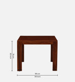 Sheesham Wood 4 Seater Dining Set In Honey Oak Finish
