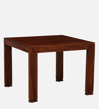 Sheesham Wood 4 Seater Dining Set In Honey Oak Finish