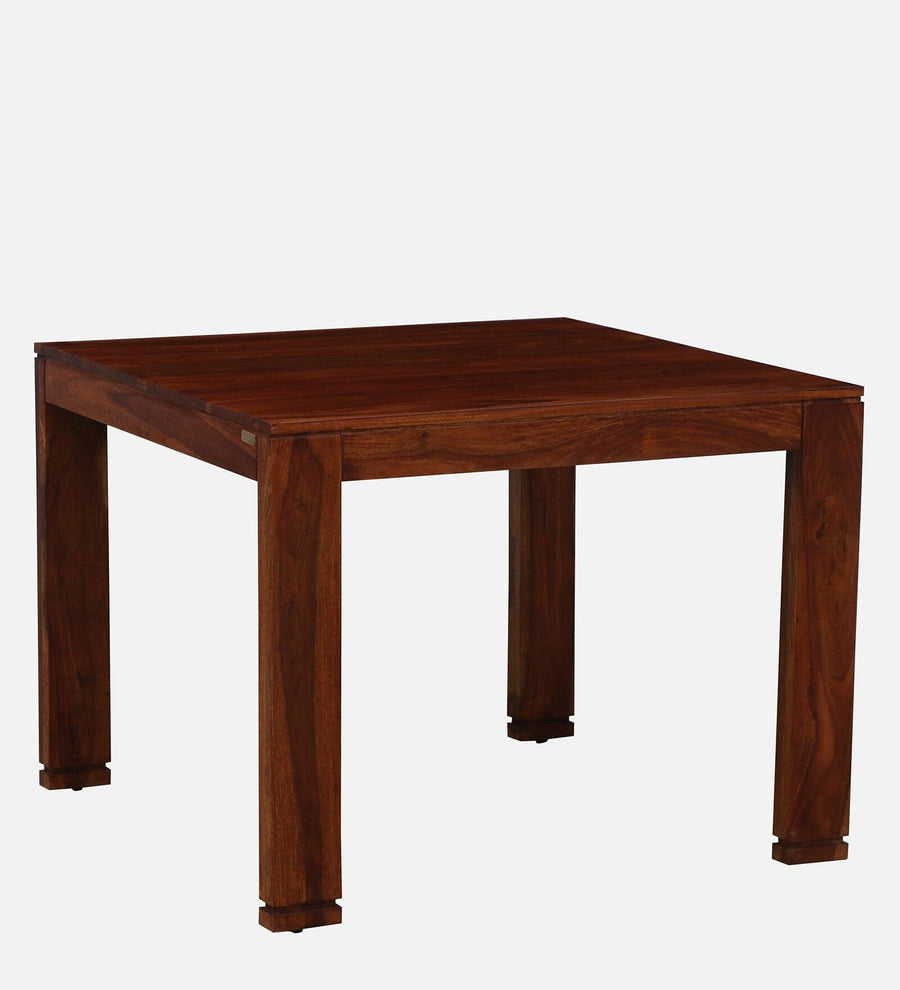 Sheesham Wood 4 Seater Dining Set In Honey Oak Finish