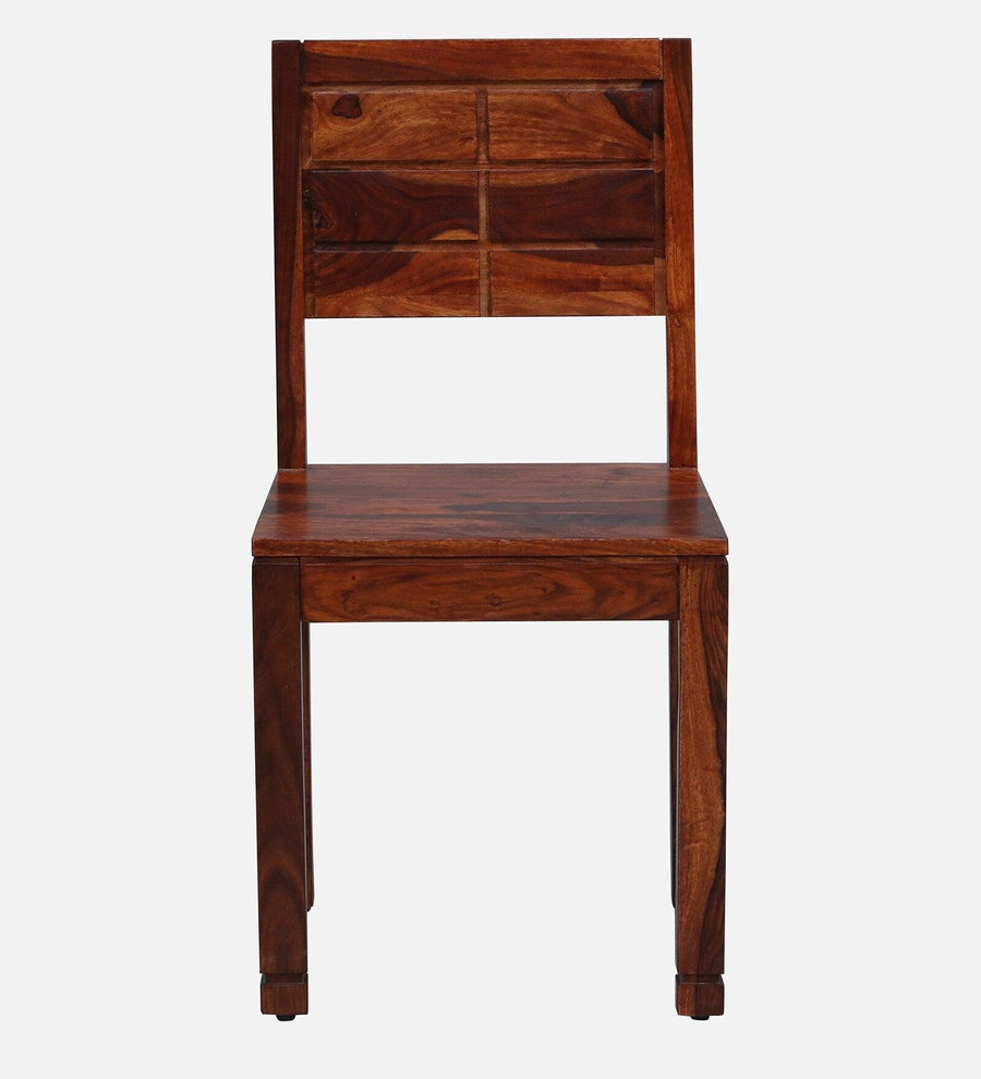 Sheesham Wood 4 Seater Dining Set In Honey Oak Finish