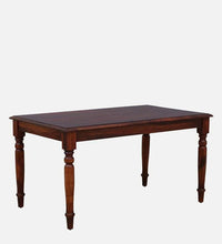 Sheesham Wood 6 Seater Dining Set in Scratch Resistant Honey Oak Finish