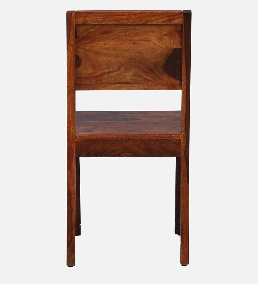Sheesham Wood 4 Seater Dining Set In Honey Oak Finish
