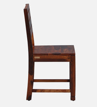 Sheesham Wood 4 Seater Dining Set In Honey Oak Finish