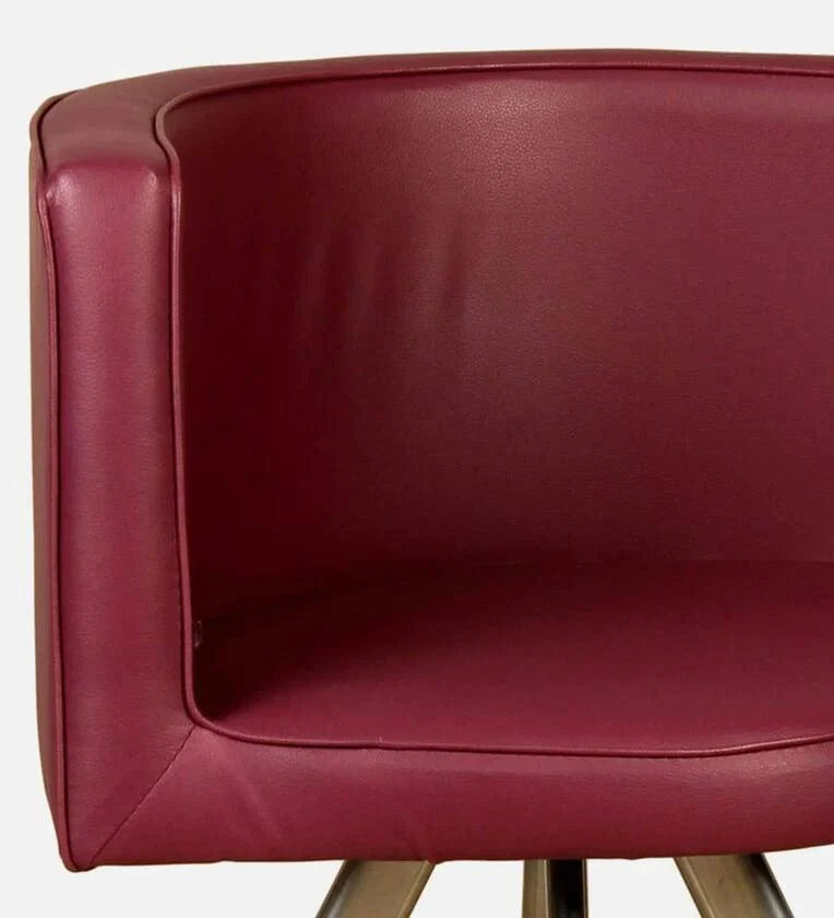 Neon Metal 4 Seater Dining Set in Black& Purple Finish