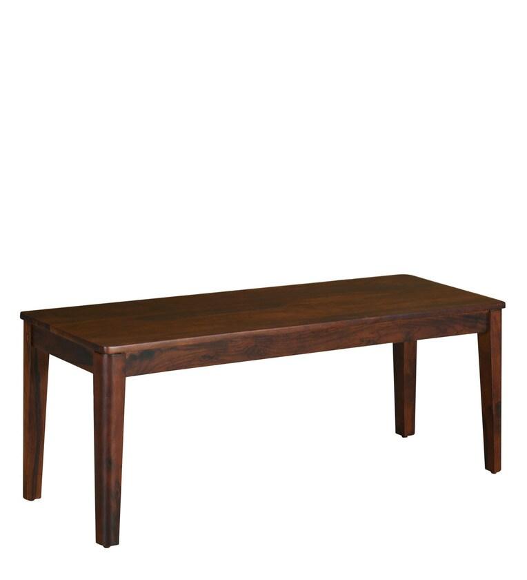 Sheesham Wood 6 Seater Dining Set in Country Light Finish with Bench