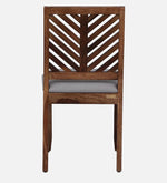 Sheesham Wood 4 Seater Dining Set In Rustic Teak Finish
