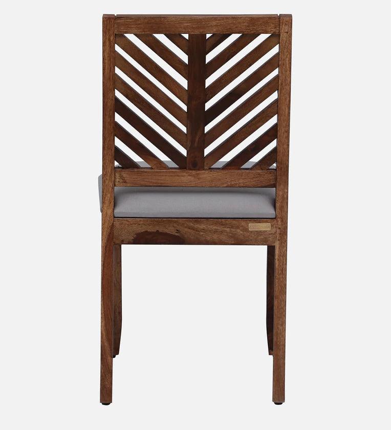 Sheesham Wood 4 Seater Dining Set In Rustic Teak Finish