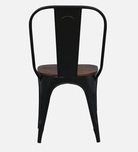 Metal 6 Seater Dining Set In Scratch Resistant Black Colour With Bench