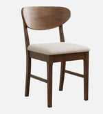 Solid Wood 6 Seater Dining Set In Marble Finish