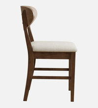 Solid Wood 6 Seater Dining Set In Marble Finish