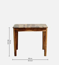 Sheesham Wood 4 Seater Dining Set In Rustic Teak Finish