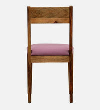 Sheesham Wood 4 Seater Dining Set In Rustic Teak Finish