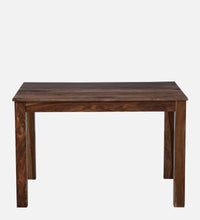 Sheesham Wood 4 Seater Dining Set in Scratch Resistant Rustic Teak Finish