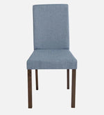 Solid Wood 4 Seater Dining Set in Cocoa & Tempo Teal Finish