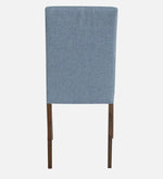 Solid Wood 4 Seater Dining Set in Cocoa & Tempo Teal Finish