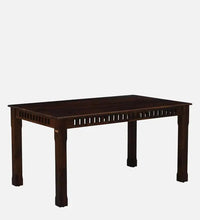 Sheesham Wood 6 Seater Dining Set In Scratch Resistant Provincial Teak Finish