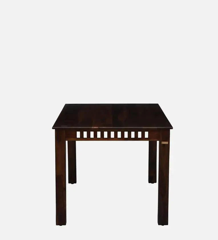 Sheesham Wood 6 Seater Dining Set In Scratch Resistant Provincial Teak Finish
