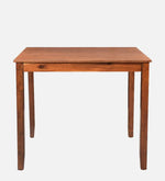 Solid Wood 4 Seater Dining Set In Brown Colour