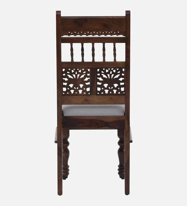 Sheesham Wood 4 Seater Dining Set In Provincial Teak Finish